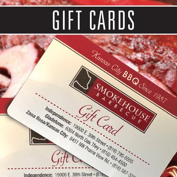 Smokehouse Barbecue - Independence - Gift cards are not downloadable. You will receive your gift card in the USPS mail in 3-5 days... - Barbeque Near Me - Independence, Missouri Smokehouse Barbecue - Independence - Gift cards are not downloadable. You will receive your gift card in the USPS mail in 3-5 days... - Barbeque Near Me - Independence, Missouri
