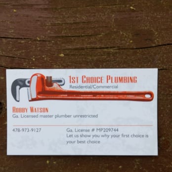 1st Choice Plumbing - Plumbing Near Me - Byron, Georgia 1st Choice Plumbing - Plumbing Near Me - Byron, Georgia