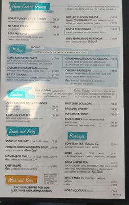 Menu photo 2 Uncle Joe's Diner Hamburg, NY Menu photo 2 Uncle Joe's Diner Hamburg, NY