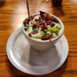 The Machine Shed - Rockford - Potato soup ordered without cheese
