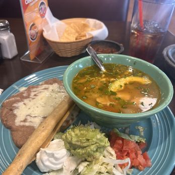 Las Palapas - Flauta and soup combo - Mexican Near Me - San Antonio, Texas