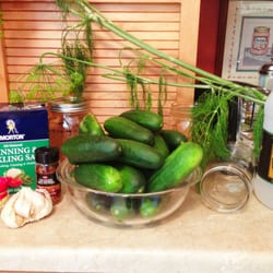 Rosby Greenhouse & Berry Farm - Check out those cukes and dill!