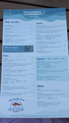 Menu photo 1 Tower 7 Baja Mexican Grill Morehead City Morehead City, NC
