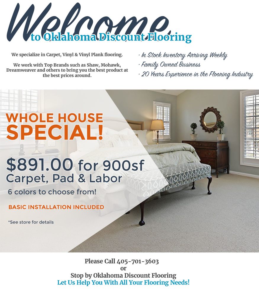 OKLAHOMA DISCOUNT FLOORING Updated September 2024 1440 North Porter