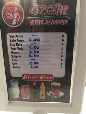 Menu photo 3 Hacı Bekir Pide Salonu Isparta, 32