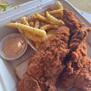 Dave's Hot Chicken - Dave's #1 2 Tenders w/ Fries - Sandwiches Near Me - Owings Mills, Maryland