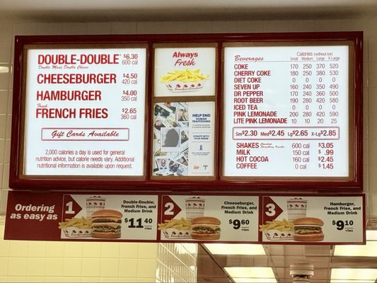Menu photo 6 In-N-Out Burger Las Vegas, NV Menu photo 6 In-N-Out Burger Las Vegas, NV