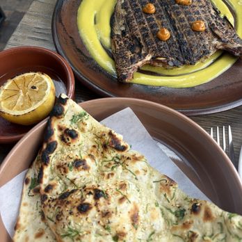 Brick Lane - Branzino, garlic naan - Indian Near Me - Los Angeles, California Brick Lane - Branzino, garlic naan - Indian Near Me - Los Angeles, California