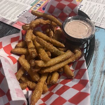 Woody’s Roadside - Fried pickles - American Near Me - Gulfport, Mississippi Woody’s Roadside - Fried pickles - American Near Me - Gulfport, Mississippi