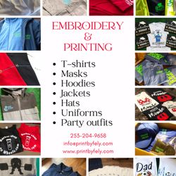 Print by Fely - printing/embroidery