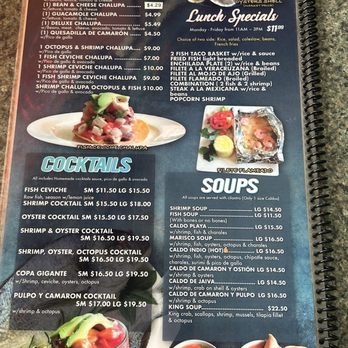 La Playa Seafood - Menu - Seafood Near Me - San Antonio, Texas La Playa Seafood - Menu - Seafood Near Me - San Antonio, Texas