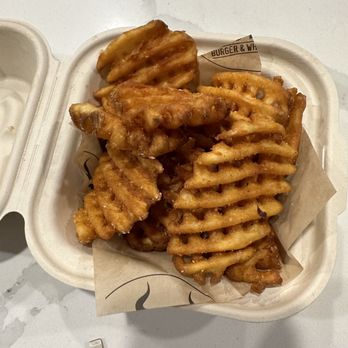 Stack 571 Burger & Whiskey Bar - Waffle fries - Burgers Near Me - Bothell, Washington Stack 571 Burger & Whiskey Bar - Waffle fries - Burgers Near Me - Bothell, Washington