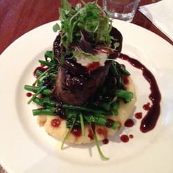 Bridge Bendigo - 300 gram eye fillet on mash.