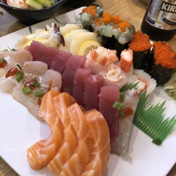 Oishii - An assortment of salmon, tuna, scallop, octopus, etc. - Sushi Bars Near Me - Houston, Texas Oishii - An assortment of salmon, tuna, scallop, octopus, etc. - Sushi Bars Near Me - Houston, Texas