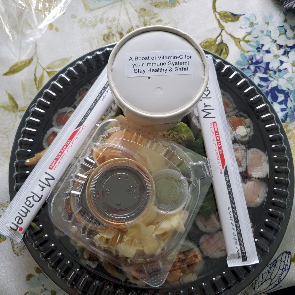 Packaging (outside of plastic bag) with cup of fruit included Packaging (outside of plastic bag) with cup of fruit included
