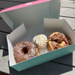 Maple bacon, milk chocolate donut Maple bacon, milk chocolate donut