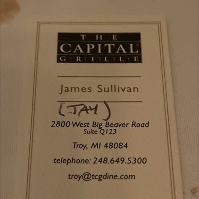 Menu photo 2 The Capital Grille Burlington, MA Menu photo 2 The Capital Grille Burlington, MA