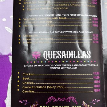 Mexico De Mis Sabores - Menu - Mexican Near Me - Queens, New York