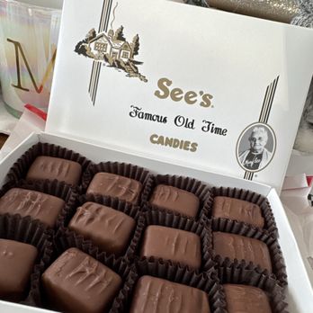 See's Candies - Milk Chocolate Butterscotch Squares, they're addicting! - Candy Stores Near Me - San Bernardino, California