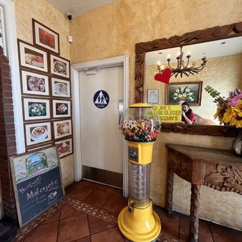 Taco Joes Mexican Restaurant - Restroom foyer - Mexican Near Me - Rialto, California