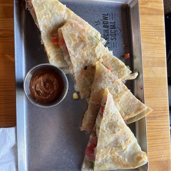 Punch Bowl Social - Roasted Chicken Quesadilla - Gastropubs Near Me - Austin, Texas Punch Bowl Social - Roasted Chicken Quesadilla - Gastropubs Near Me - Austin, Texas