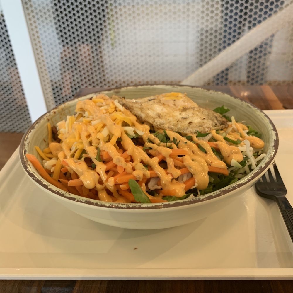Chi'Lantro - Noodle bowl with spicy pork and magic sauce! - Korean Near Me - Austin, Texas Chi'Lantro - Noodle bowl with spicy pork and magic sauce! - Korean Near Me - Austin, Texas