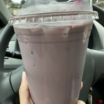 Seven Syllables Coffee - Ube macapuno latte w oat milk - Coffee Roasteries Near Me - Cerritos, California Seven Syllables Coffee - Ube macapuno latte w oat milk - Coffee Roasteries Near Me - Cerritos, California