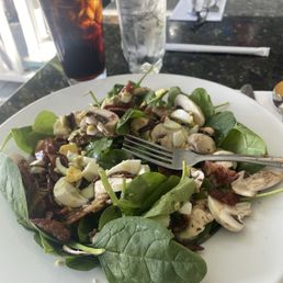 TTFN salad  and Diet Coke