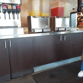 Blaze Pizza - Soda station needs a good wipe down. Cabinets ha e drip stains on them. - Pizza Near Me - Hawthorne, California Blaze Pizza - Soda station needs a good wipe down. Cabinets ha e drip stains on them. - Pizza Near Me - Hawthorne, California