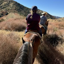 On trail with Ella and Joel