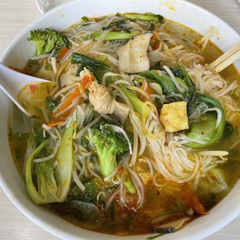 Pho O.C. - Veggie broth with mix vegetables and tofu, Thank you Phó OC! - Vietnamese Near Me - Las Vegas, Nevada