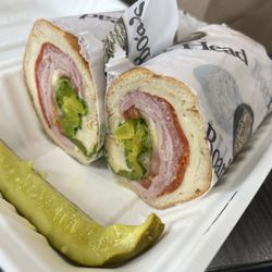 Deli On A Bagel Cafe - Sweet Italian - subbed hot peppers