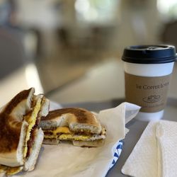 Copper Lotus Cafe & Bistro - Bacon, egg and cheese on a bagel!