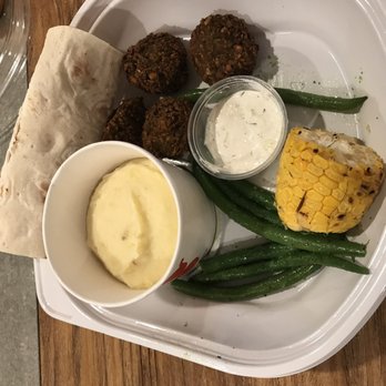 Tender Greens - $12.65 for 7 pieces of string beans, quarter piece of corn, mash potatoes, and 4 sad pieces of falafel. Not okay Tinder Greens.. - New American Near Me - Pasadena, California Tender Greens - $12.65 for 7 pieces of string beans, quarter piece of corn, mash potatoes, and 4 sad pieces of falafel. Not okay Tinder Greens.. - New American Near Me - Pasadena, California
