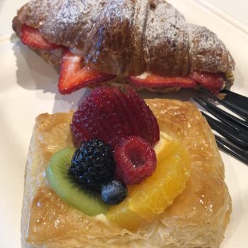 Paris Baguette - fruit pastry and strawberry croissant -- delicious!! - Coffee & Tea Near Me - Irvine, California Paris Baguette - fruit pastry and strawberry croissant -- delicious!! - Coffee & Tea Near Me - Irvine, California