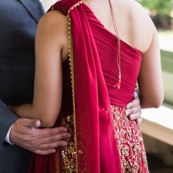 Tailor SWN - Back of custom gown (cropped) Photo by Emily Merrill