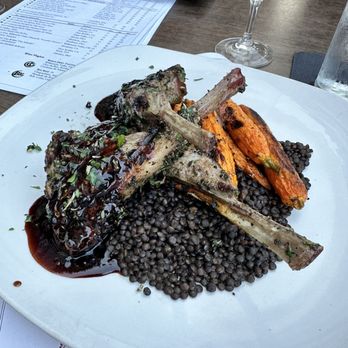Vinology Restaurant & Event Space - Lamb Chops, SOOO good! But you need to be a fan of lentils too! - New American Near Me - Ann Arbor, Michigan Vinology Restaurant & Event Space - Lamb Chops, SOOO good! But you need to be a fan of lentils too! - New American Near Me - Ann Arbor, Michigan