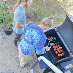 Snowbird West RV Park - Bbq veggie on the Traeger