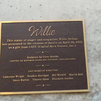 Willie Nelson Statue - Willie Nelson Statue, Austin, TX - Local Flavor Near Me - Austin, Texas
