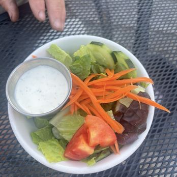 The Prosser House - Side garden salad with ranch dressing - New American Near Me - Prosser, Washington
