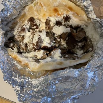 VIP Mediterranean Restaurant and Hookah Lounge - Gyro with expired sauce and no tomatoes or onion. YUK - Hookah Bars Near Me - Cold Spring, Kentucky
