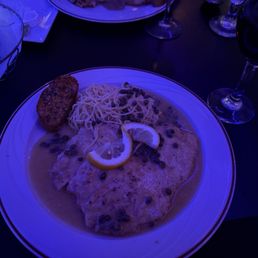 Chicken picatta with angel hair pasta Chicken picatta with angel hair pasta