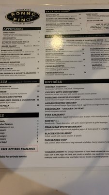 Menu photo 2 Nonno Pino's Chicago, IL Menu photo 2 Nonno Pino's Chicago, IL
