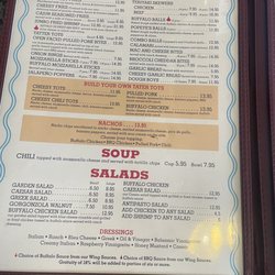 Twin River Pizzeria, Crazy Wings - Menu