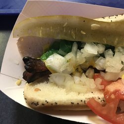 University Dogs - A chargrilled Chicago Dog? What the...