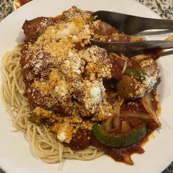 Remini's - Single person peppers and sausage. Enough for two easily - Italian Near Me - Roanoke, Virginia Remini's - Single person peppers and sausage. Enough for two easily - Italian Near Me - Roanoke, Virginia