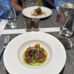 Scallops and bubbly Scallops and bubbly