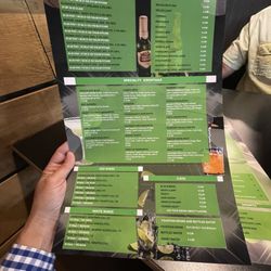 Tailgate Sports Bar & Grill - Drink menu