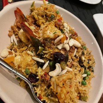 Kiran's - Gulf Shrimp Biryani - Indian Near Me - Houston, Texas