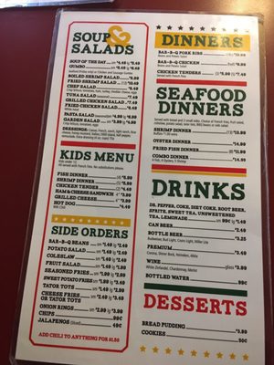 Menu photo 8 Fat Daddy's Restaurant Plaquemine, LA
